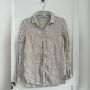J.Mclaughlin Women's Britt Linen Shirt $188 Size S